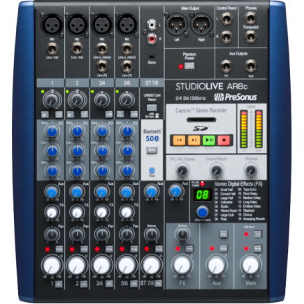 PreSonus StudioLive Mixer AR8c USB